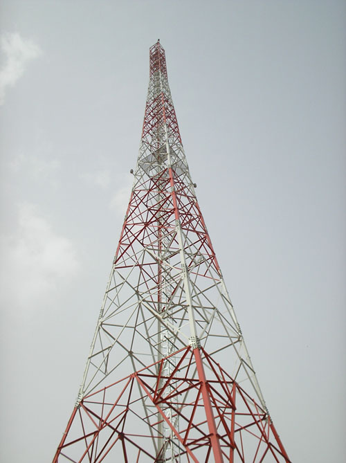 20m-100m telecom steel tower
