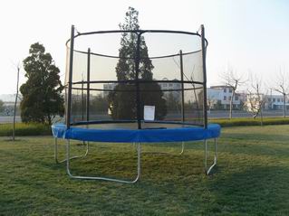 big  round trampolines