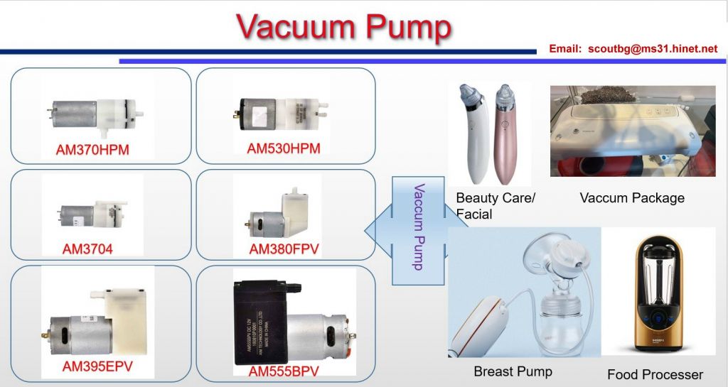 micro vacuum/air/liquid pump