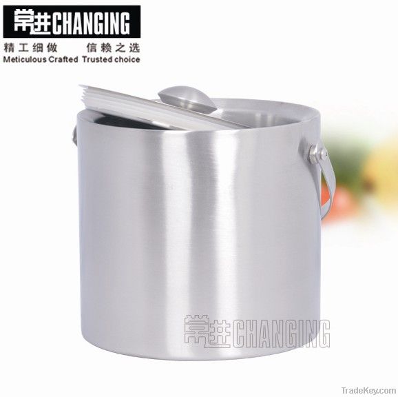 stainless steel ice bucket