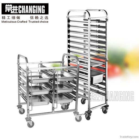 gastronorm rack trolley