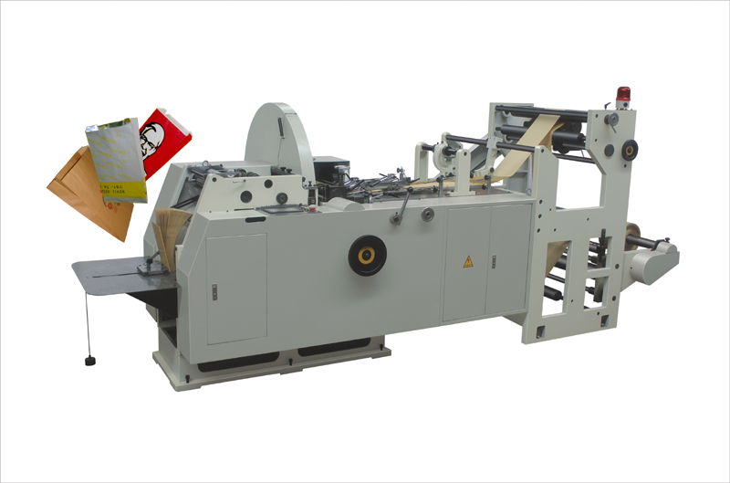 Automatic High Speed Food Paper Bag Making Machine