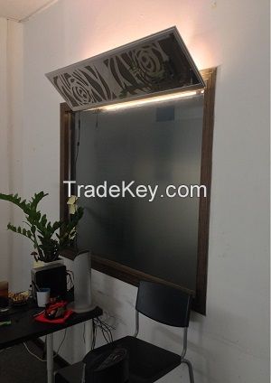 Wall mounted infrared panel heater