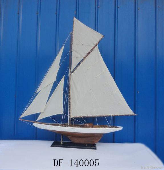 wooden ship modelAntique wooden ship model, wooden sail boat model, me