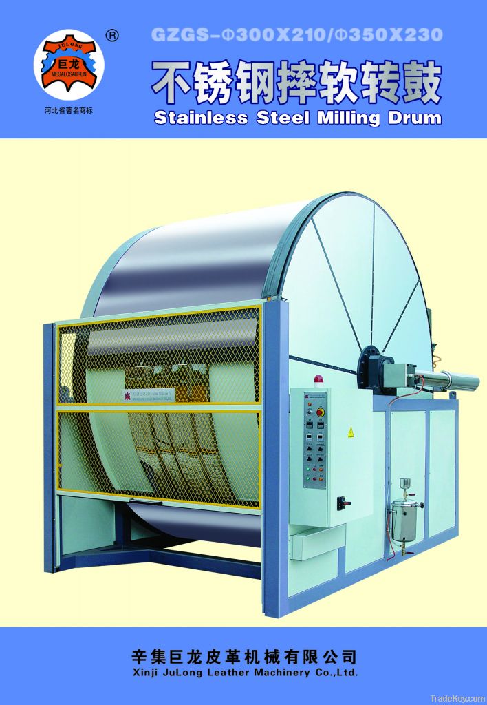 Stainless Steel Round Milling Drum