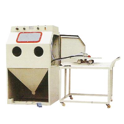 dual spraying roller sand blasting machine