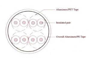 Category 6A cable FFTP