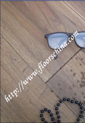 Hand Scraped engineered oak flooring