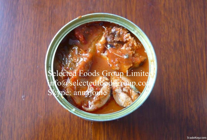 Canned mackerel