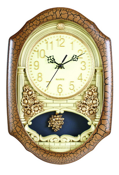 Sell wall clock with Pendulum copy wooden