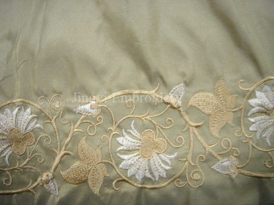 Silk Embroidery Fabric (08004)