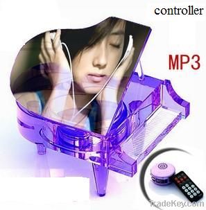 MP3/MP4 (with screen) music box crystal piano with controller