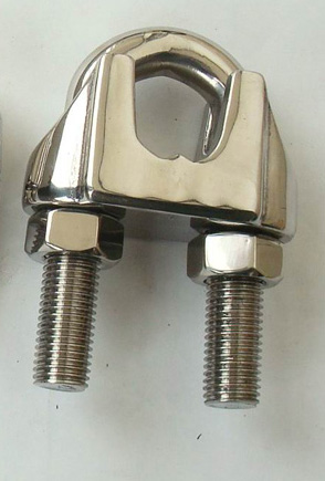 Malleable wire rope clips rigging