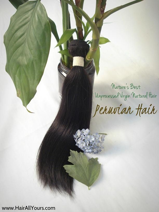100% Unprocessed Peruvian Virgin Natural Hair