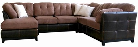 modern fabric sectional sofa ST409