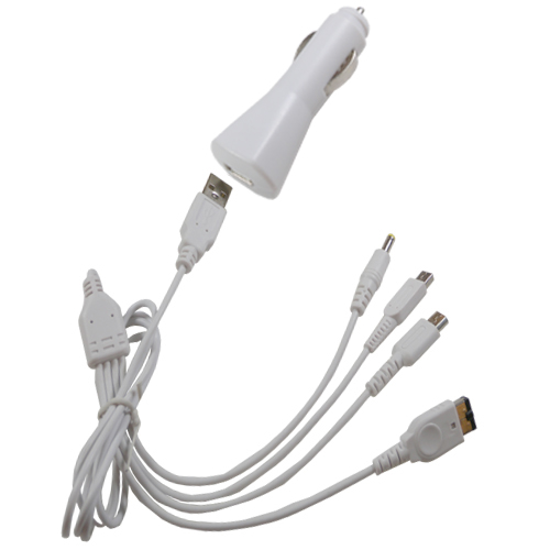 5in1 car charger for nds /ds lite/psp/ndsi