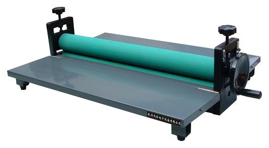 cold process manual hand crank laminator