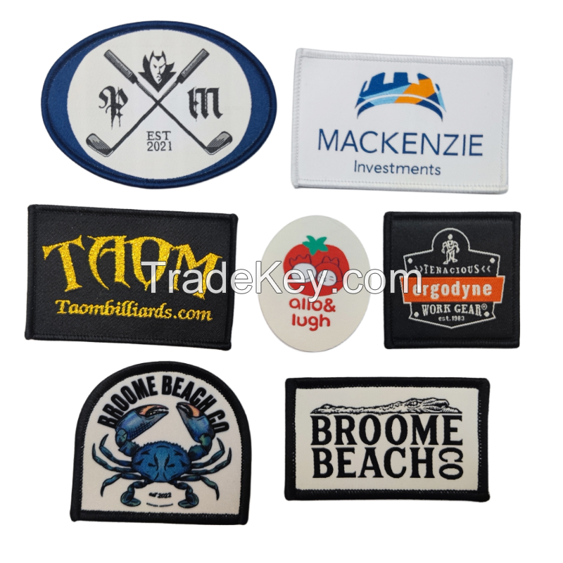 2024 New Style Custom Black Series Embroidery Patch Product Innovation Product Personalized Cool Guy Embroidered Fabric Felt