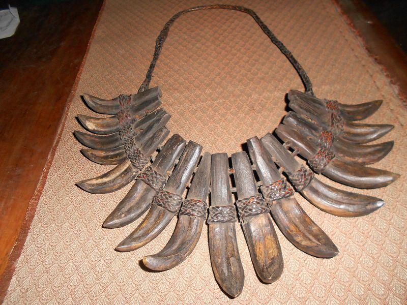 Antique spoons, necklace