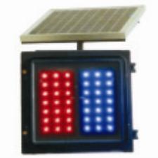 Solar Energy Red&Blue Flash Light