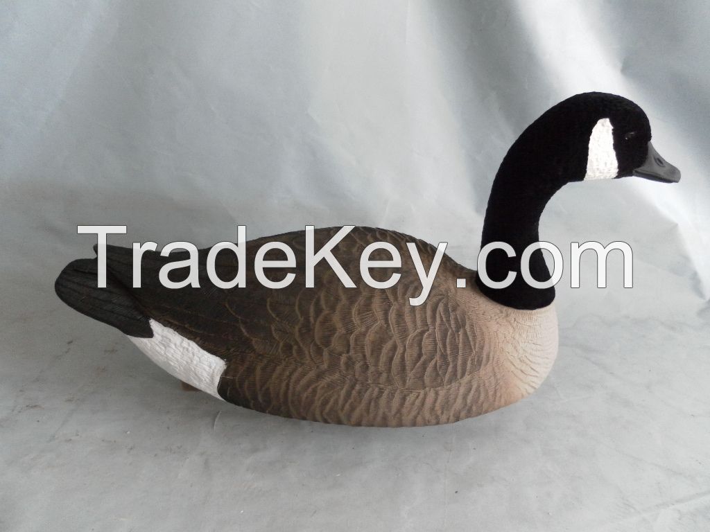 Canada Goose Floater with Flocked Head and Tail Floating Goose Decoy for Hunting