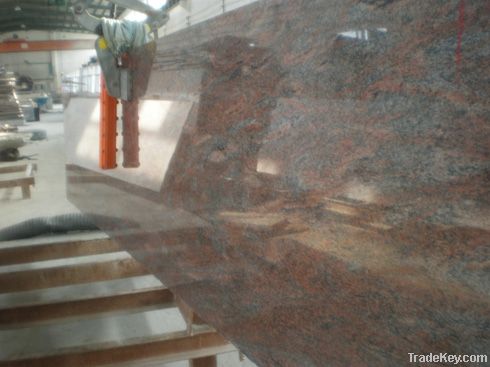 indian granite black galaxy and multi color red