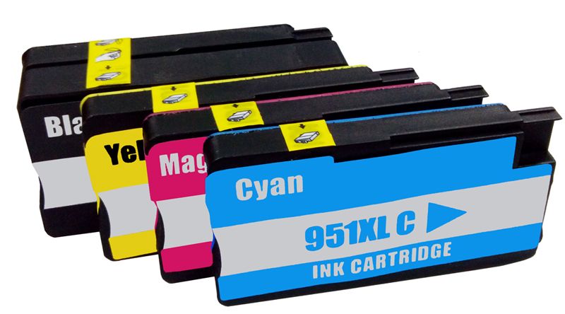 HP950BK, HP951 C/M/Y ink cartridge compatible for HP 8100/8600 printer