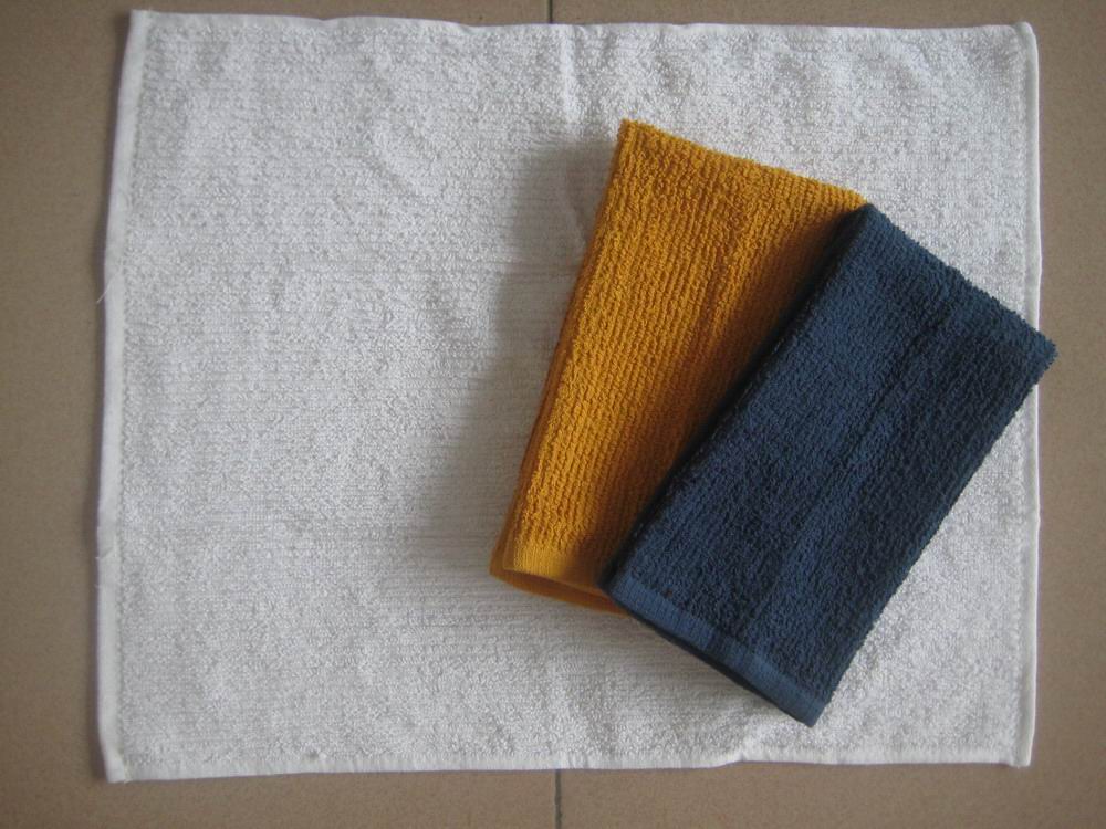 Solid colour bar mop towel