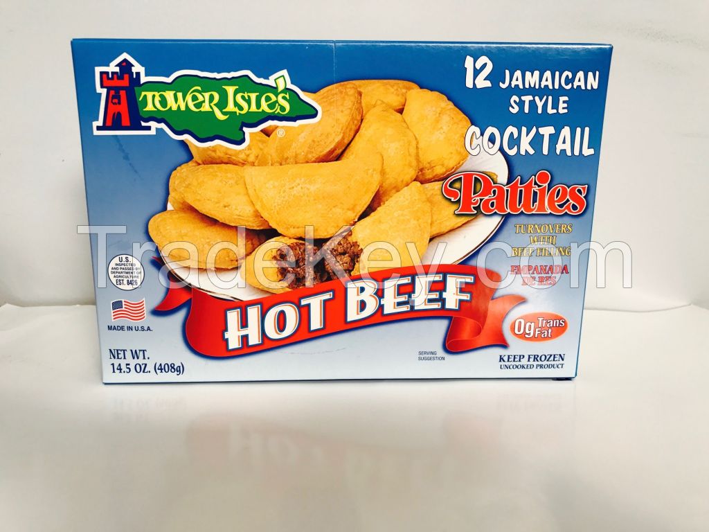 12 Pack Jamaican Style Cocktail Patties