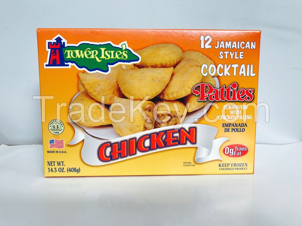 12 Pack Jamaican Style Cocktail Patties