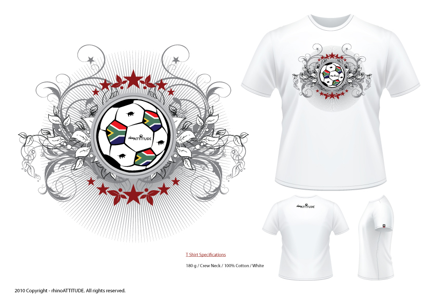 2010 Soccer World Cup Soccer T Shirt - Kick Off
