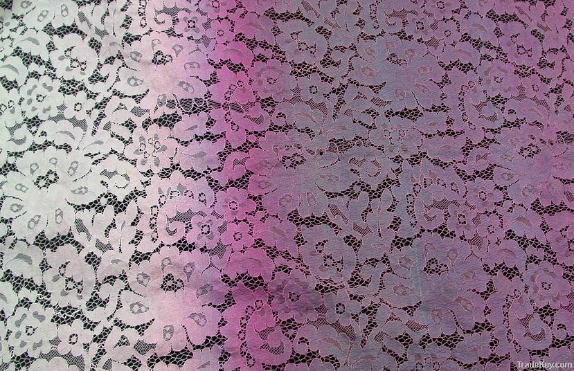 Digital printed Lace Fabric