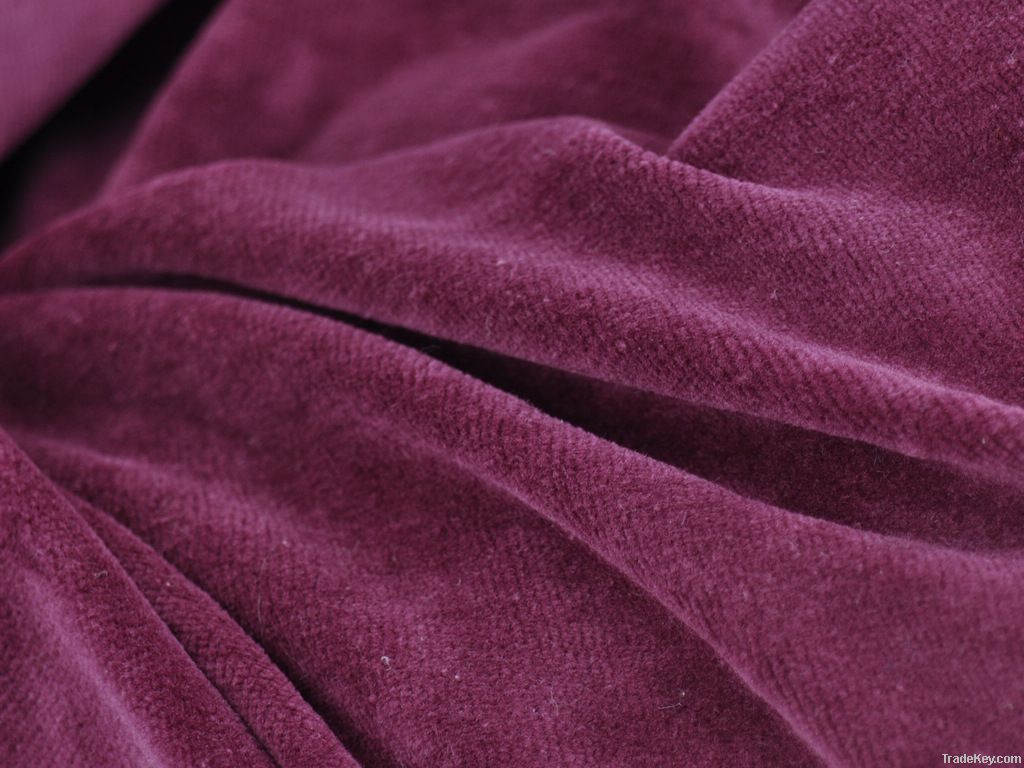 80/20 COTTON POLYESTER VELOUR FABRICS