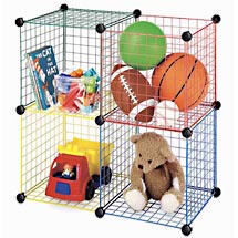 wire cube rack