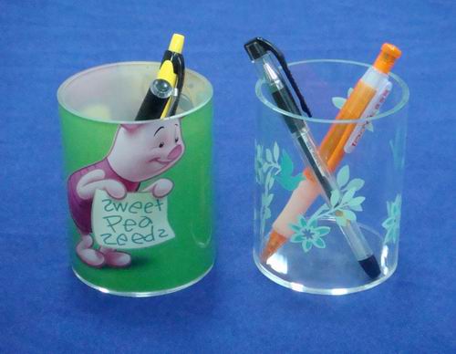 acrylic pen holder, acrylic pen container, acrylic bush holder