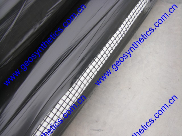 Fiberglass Geogrid with Polyester geotextile
