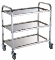 stainless steel detachable three layers food service carts