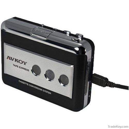 Audio USB Cassette tape to MP3 Converter Capture Tape Player