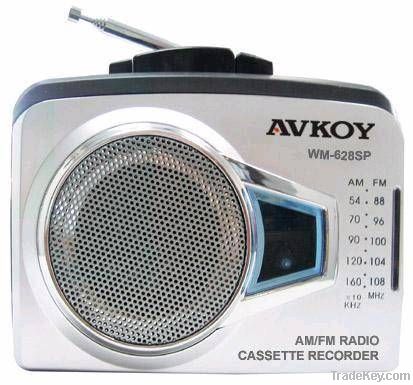 AM/FM Radio Cassette Recorder walkman