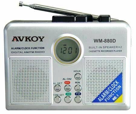 AM/FM DIGITAL RADIOCASSETTE RECOEDER WALKMAN