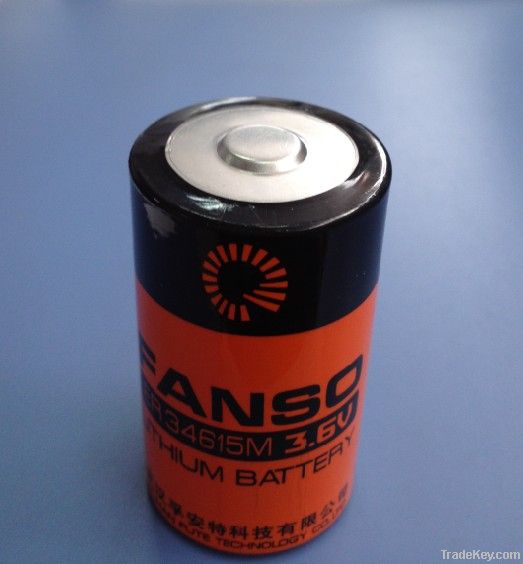 FANSO 3.6V Primary Lithium Battery ER34615M D Size equal to Saft LSH20