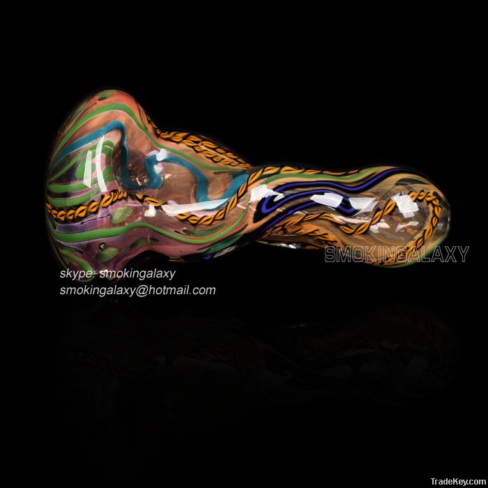 Hand Blown Color Glass smoking pipe