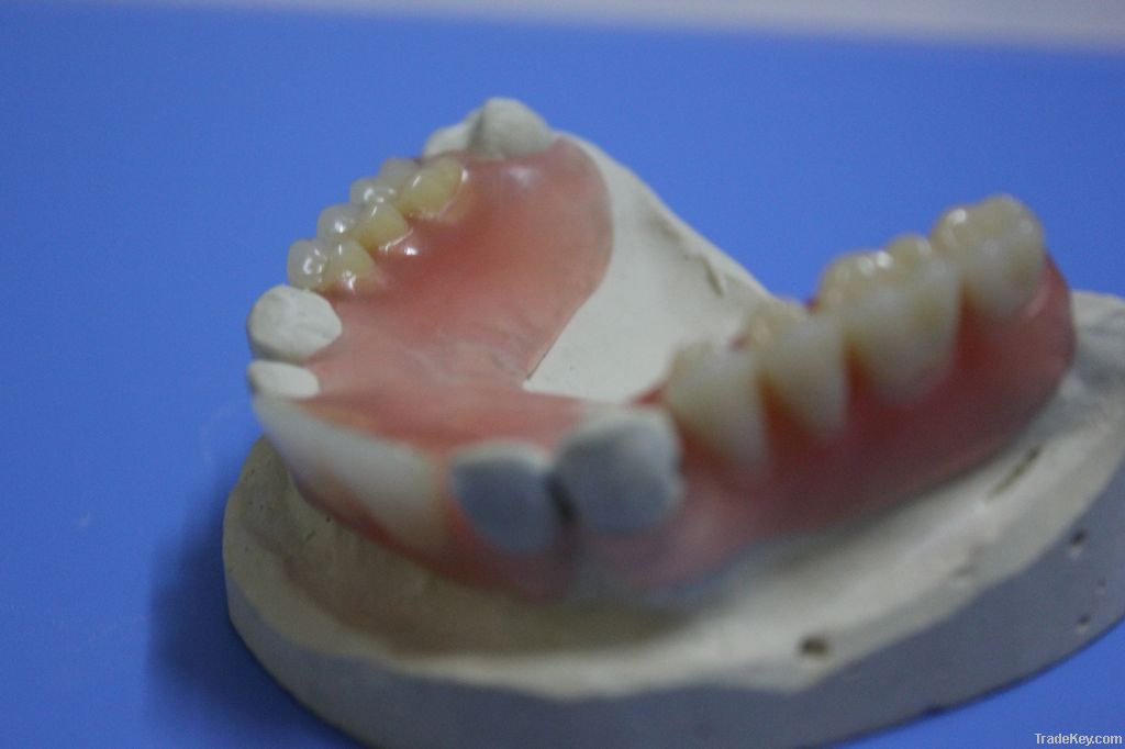 Dental valplast denture