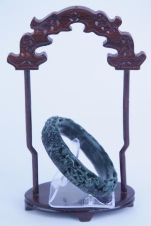 jade bracelets  --carved jewelry