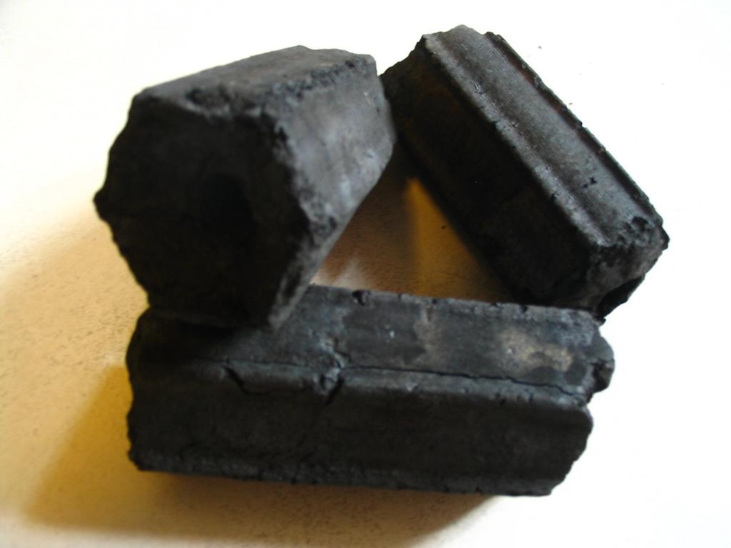 RiceHusk briquette charcoals