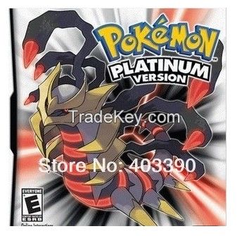 Pokemon Platinum nds game card for all 3ds, ds, dsi, dsxl