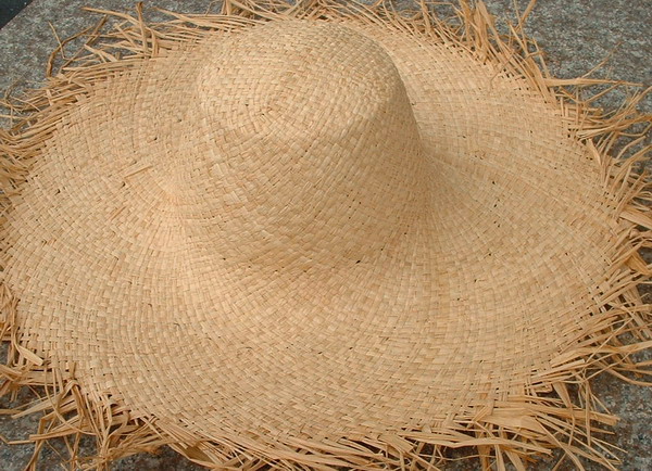 raffia straw hat body