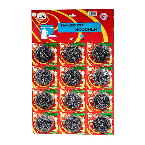 Stainless steel scourer