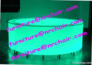 LED light up bar for party nightclub bar hotel wedding use with rechargeable battery