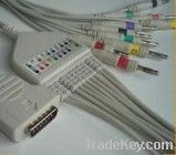 Ge Marqutte ECG/EKG Cable With 10 Leads